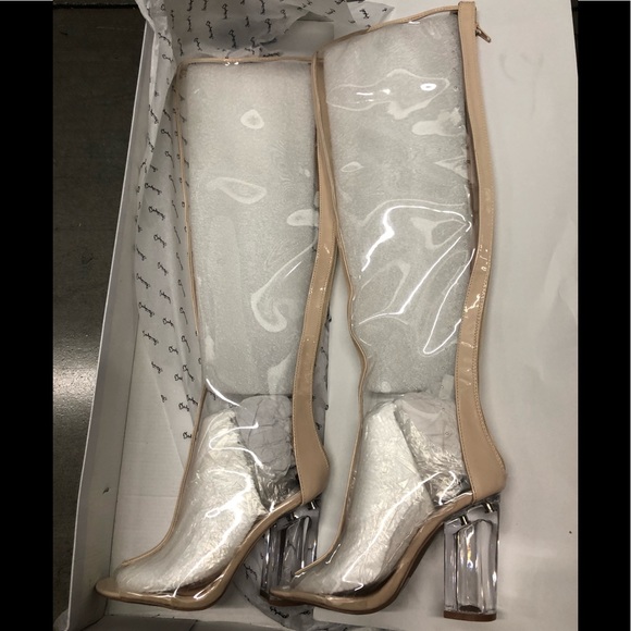 NIB celebrity see trough over knee boots - Picture 3 of 3